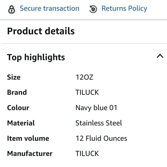 2 TILUCK 12 oz Stainless Steel Slim Cans - Picture 11 of 14